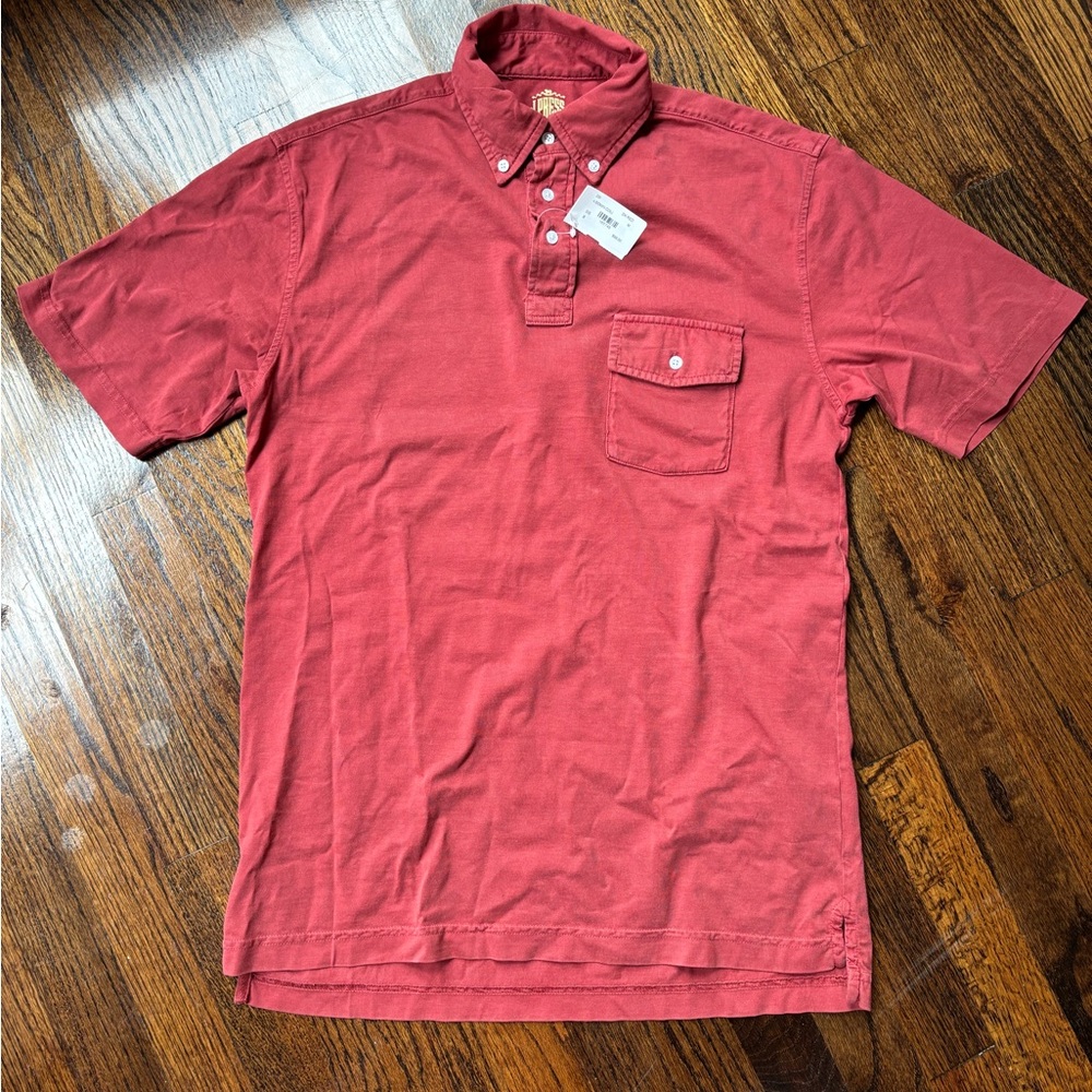 J Press Red Polo Shirt